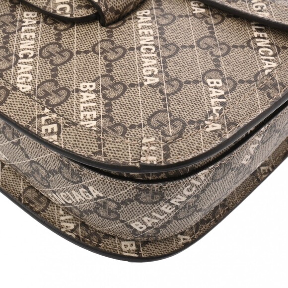 Gucci Horsebit BALENCIAGA Gray Shoulder Bag - Picture 6 of 9